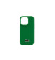 Lacoste iPhone 15 Pro Tasche grüner Pikee-Effekt