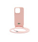 Lacoste iphone 15 Pro hoesje roze