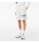 Lacoste Jogger regular fit shorts white