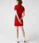Comprar Lacoste Vestido Polo en piqué rojo