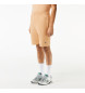 Lacoste Beige shorts med børstet plys