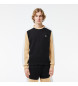Lacoste Sweatshirt Fleece Design svart
