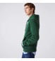 Lacoste Sweatshirt i økologisk bomuld grøn