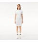 Lacoste Polo Stretch Kleid weiß