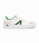 Lacoste Junior schoenen L004 wit, groen