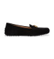 Lauren Ralph Lauren Barnsbury Leder-Slipper schwarz