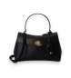 Lauren Ralph Lauren Farrah kleine nappalederen tas zwart