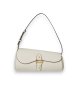 Lauren Ralph Lauren Mellem Tasha-taske i offwhite læder
