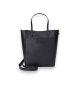 Lauren Ralph Lauren Borsa tote Cameryn in pelle martellata nera