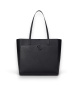 Lauren Ralph Lauren Borsa tote Cameryn grande pelle granulata bianco sporco