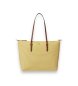 Lauren Ralph Lauren Mittlere Keaton-Tragetasche aus gelbem Nylon