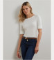 Lauren Ralph Lauren T-shirt blanc à col bateau