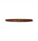 Lauren Ralph Lauren Light brown leather belt with LRL buckle