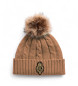 Lauren Ralph Lauren Chapeau Pom Pom marron Crest