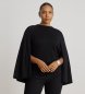 Lauren Ralph Lauren Pull col rond avec cape noir