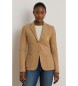 Lauren Ralph Lauren Blazer i beige snoet jacquard