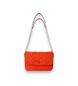 Lauren Ralph Lauren Orange medium quilted Stevie messenger bag