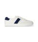Lauren Ralph Lauren Zapatillas Braylee bicolor de piel y ante blanco, marino