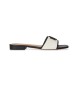 Lauren Ralph Lauren Sandalias Everley de loneta y piel beige