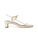 Lauren Ralph Lauren Sandalias  Lainee de piel de napa blanco roto