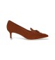 Lauren Ralph Lauren Zapatos de sal�n Adrienne de ante marr�n