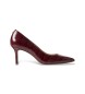 Lauren Ralph Lauren Scarpe décolleté in pelle bordeaux Lanette