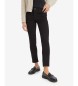 Levi's 712 skinny jeans met paspelzak zwart