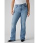 Levi's Jeans 726 Uitlopend Hoog Taille Blauw