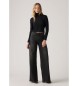 Levi's Kavbojke 728 Wide Leg black