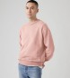 Levi's Autentisk rosa sweatshirt