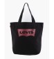 Levi's Torba na ramię Batwing czarna -30x14x39cm