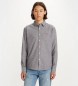 Levi's Battery Housemark slim fit shirt gray