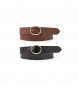 Levi's Arletha Reversible Leather Belt Brown