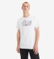 Levi's Klassisk grafisk T-shirt hvid