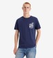 Levi's Klassisk grafisk T-shirt marinbl