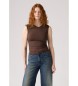 Levi's Topp Kristall Ruched brun