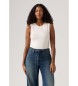 Levi's Topp Crystal Ruched vit