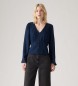 Levi's Long Sleeve Dolores Navy Blouse