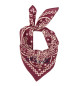 Levi's Verhoogde Paisley sjaal rood