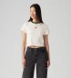 Levi's T-shirt desportiva essencial gráfica em branco