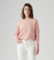 Levi's Heritage pink crew neck sweatshirt