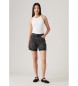Levi's High Rise Baggy Shorts black
