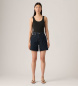 Levi's Navy High-Waisted Wide Shorts