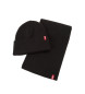 Levi's Gift Set Scarf and Hat black