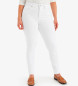 Levi's Jeans 721 estrecho talle alto blanco