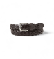 Levi's Brown Braided Leather Belt