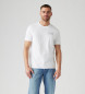 Levi's T-shirt bianca stampata girocollo