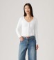 Levi's T-shirt a maniche lunghe Muse bianca