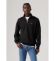 Levi's Sweatshirt quart de zippé Original Housemark noir