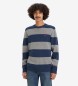 Levi's Oryginalny sweter Housemark granatowy, szary